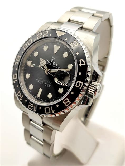 rolex rolex greenwich ii type red black gmt master 116710|rolex 116710ln for sale.